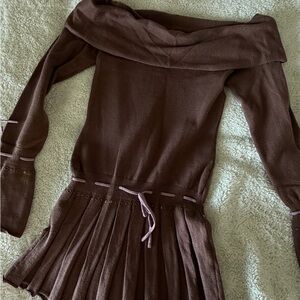 Jaded London Brown Mini Dress